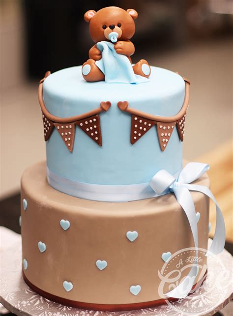 Teddy Bear Baby Shower Cake