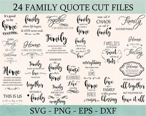 Family SVG Bundle, Family Quotes Png, Family Svg Sayings, Family Sign ...