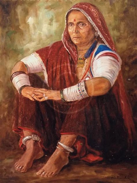 Village Women Painting By Vishal Gurjar Pixels
