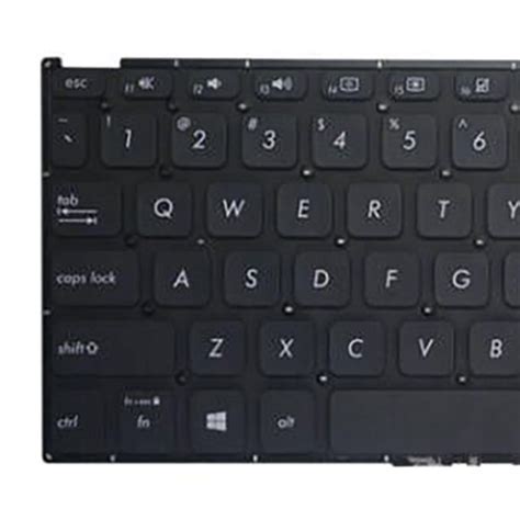 Teclado De Laptop De Layout Americano Preto Para Asus Vivobook X