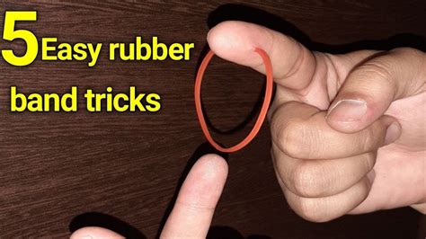 5 Visual Rubber Band Tricks Anyone Can Do Revealed Youtube