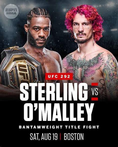 Aljamain Sterling Vs Sean O Malley Record And Other Comparison Prior To