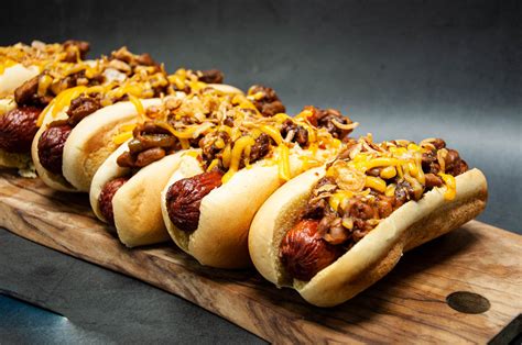 Recipe Wagyu Beef Chili Cheese Dogs