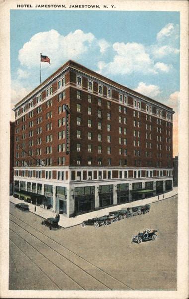 Hotel Jamestown New York Postcard