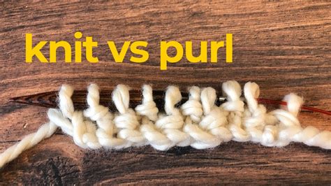 Knit Vs Purl How To Tell The Difference Between A Knit And Purl Stitch