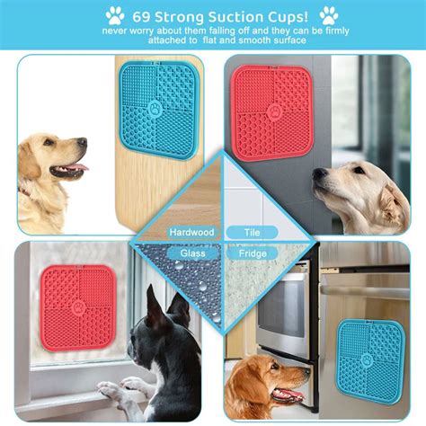 Gamelle Pour Chien Square Blue Exist Sucking Disc Tapis Pour Animaux