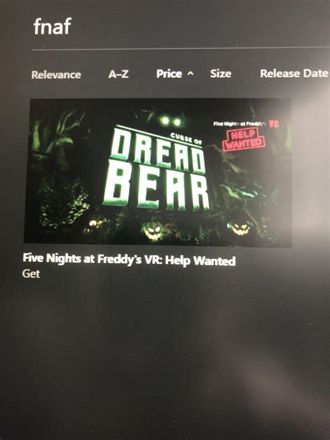 Why is FNAF VR free on the oculus store? : r/fivenightsatfreddys