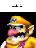 Wario Rizz GIF - Wario Rizz Wario rizz - Discover & Share GIFs