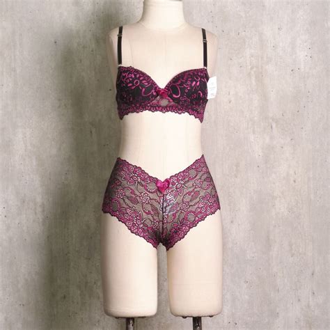 Conjunto Lingerie Renda Preto Lingerie Feminina Não Indentificada Nunca Usado 56341703 enjoei