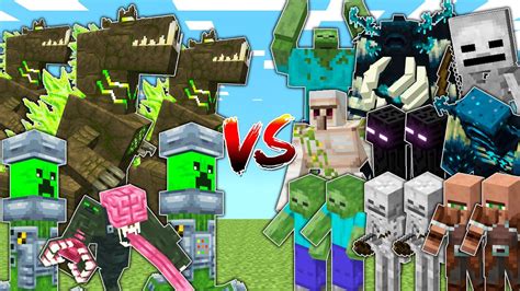 Tremorzilla Army Vs Minecraft In Mob Battle Minecraft Videos