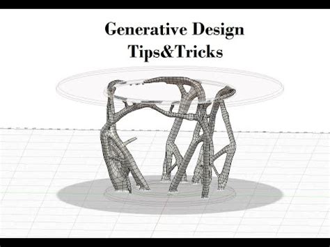 Autodesk Fusion Generative Design Tips Tricks Youtube