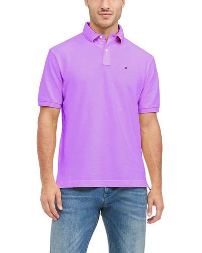 Purple Tommy Hilfiger T Shirts For Men Lyst