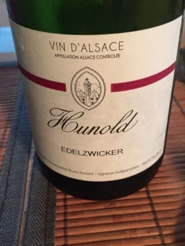 Bruno Hunold Edelzwicker Vivino US