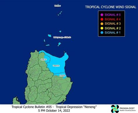 Signal No Raised Over Parts Of Luzon Td Nenengs Landfall Scenario