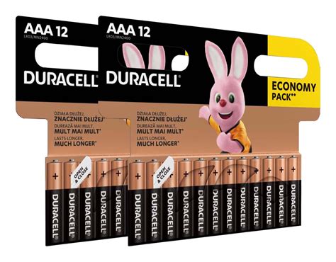 Duracell Basic Szt Baterie Aaa Lr Niskie Ceny I Opinie W Media