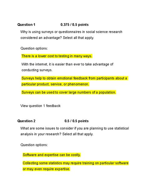 Scs Mod Quiz Scs Mod Quiz Question Points Why Is