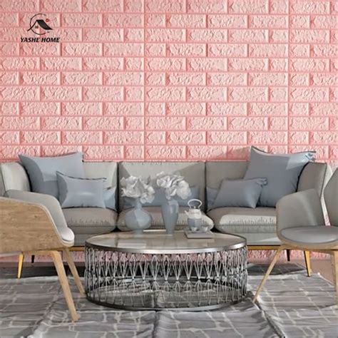 X Cm D Wallpaper Brick D Wall Sticker Foam Self Adhesive Wall