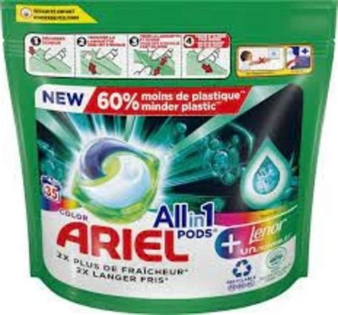 Ariel All In Wasmiddel Pods Kleur Lenor Unstoppables