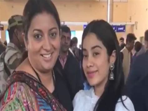 When Janhvi Kapoor Apologized To Smriti Irani For Continuously Calling