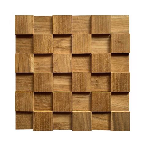 Jual Panel Dinding Kayu Jati Wall Panel Wall Interior Cladding Jati