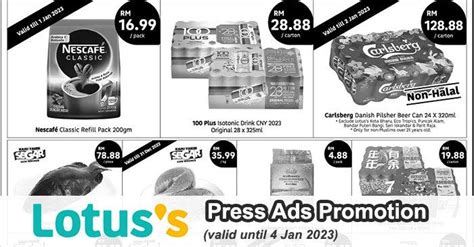 Lotuss Press Ads Promotion Valid Until 4 Jan 2023