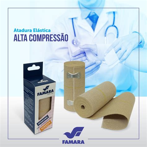 ATADURA ELÁSTICA ALTA COMPRESSÃO