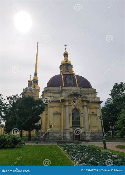 The Grand Ducal Tomb and the Peter and Paul Cathedra Editorial Stock