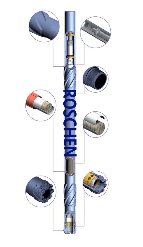 Triefus Triple Tube Core Barrel For Coring Tool With Tss Corpro Core Barrels Triple Core Barrel