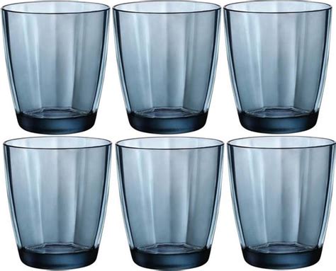 X Stuks Tumbler Waterglazen Sapglazen Blauw Ml Glazen