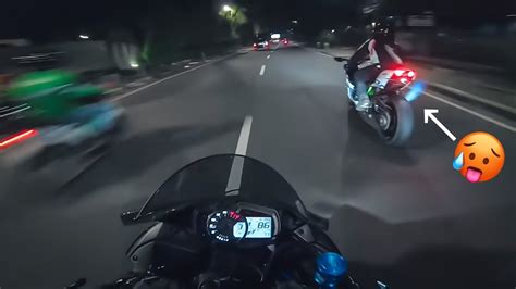 Zx6r Ngejar Kawasaki H2😰 Youtube