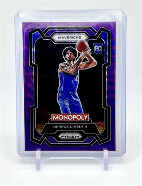 Prizm Purple Wave Monopoly Dereck Lively Ii Rc Sp Eur