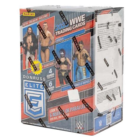 2023 Panini Donruss Elite WWE Blaster Box With 6 Packs Pristine Auction