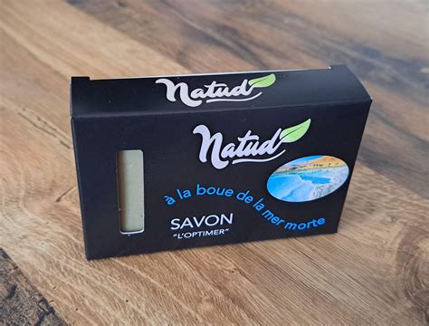 Savon à la boue de la Mer Morte L OPTIMER 90g NATUD