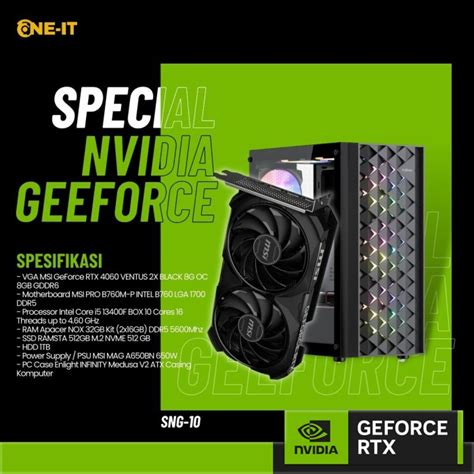 Pc Gaming Geforce Rtx I F Ram Gb Ssd Gb Toko