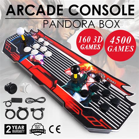 Pandora Box 18s 4500 In 1 Retro Video Games 3D 2D Double Sticks