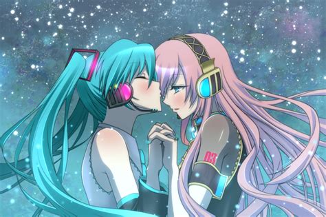 Hatsune Miku And Megurine Luka Vocaloid Drawn By Yunca Danbooru