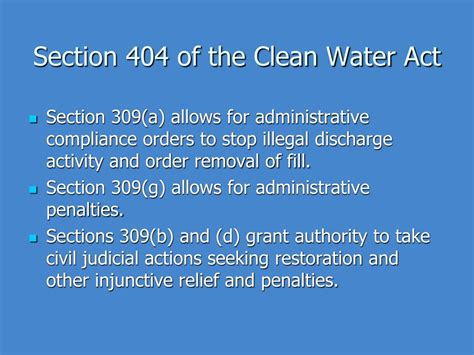 PPT THE CLEAN WATER ACT And SAFE DRINKING WATER ACT PowerPoint