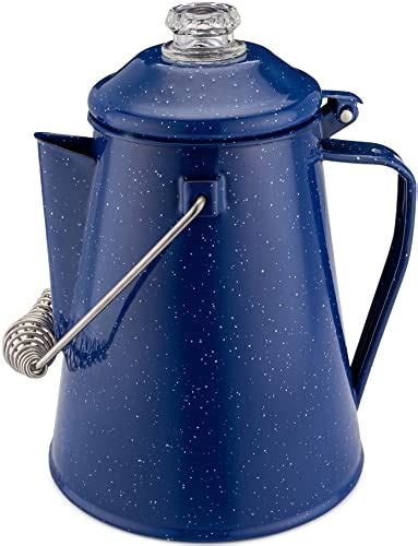 COLETTI Classic Camping Coffee Percolator Camping Coffee Pot 12 Cup