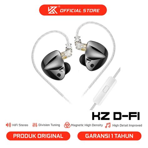 Jual KZ Official Store KZ D FI With Mic In Ear Monitor Earphone