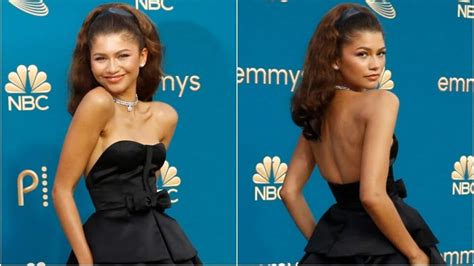 Emmy Awards Zendaya Arrives At The Emmys In A Breathtaking