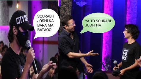 Ya To Sourabh Joshi Ha Prank Video With Sandeep Maheshwari Youtube