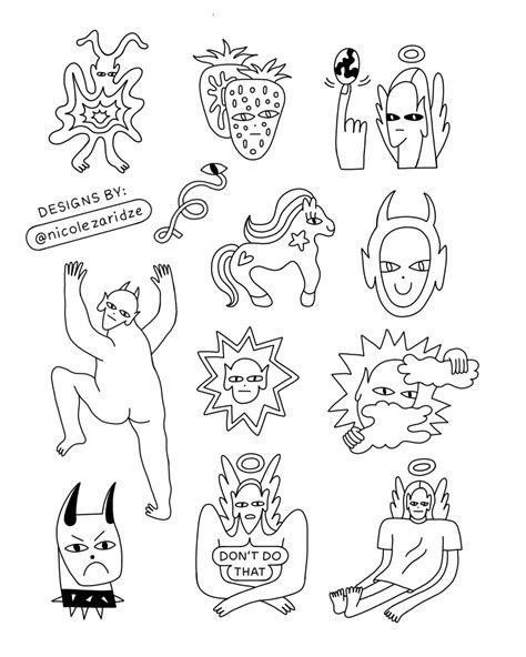 Discover Simple Linework Tattoo Flash Sheets Latest In Coedo Vn