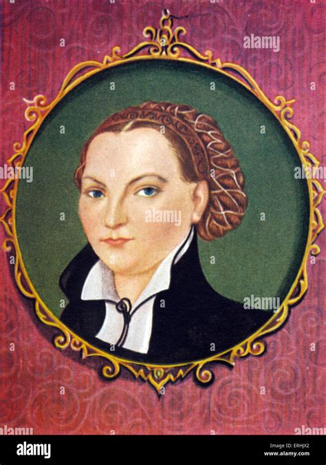 Katharina Katherine Von Bora Ritratto Del Tedesco Cathloic Nun Ella