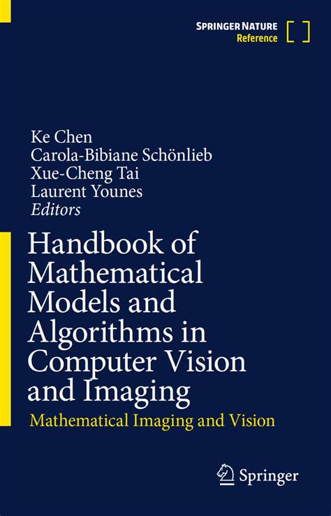 Handbook Of Mathematical Models And Algorithms In Computer Vision And