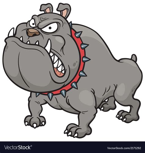 Angry Dog Royalty Free Vector Image Vectorstock