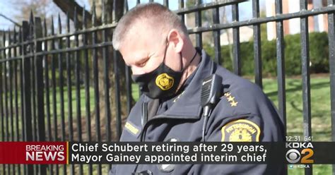 Mayor Gainey Names Interim Police Chief Following Schubert S Retirement Announcement Cbs