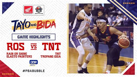 Highlights Rain Or Shine Vs TNT PBA Philippine Cup 2020 YouTube