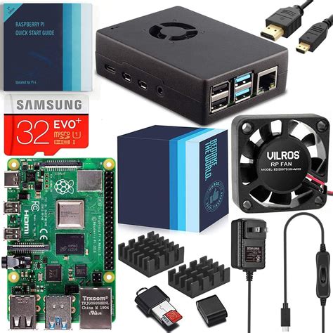 Vilros Raspberry Pi Complete Starter Kit With Fan Cooled Heavy Duty