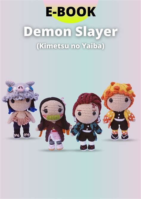 Nezuko crochet doll pattern demon slayer crochet – Artofit