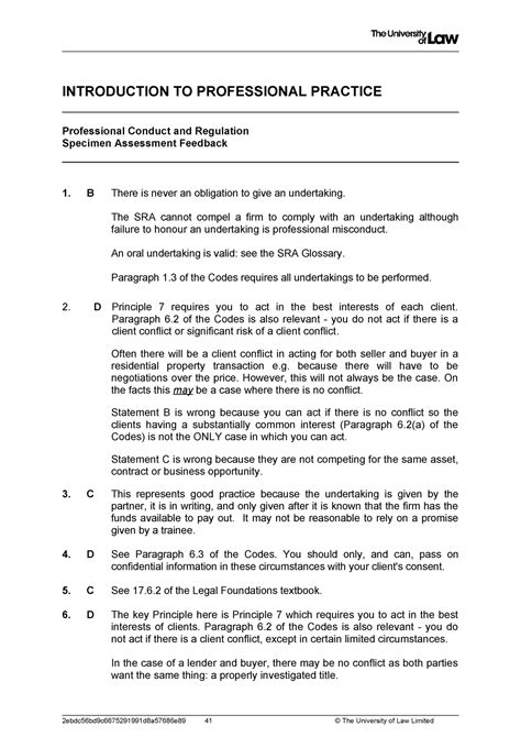 2324 Ipp Professional Conduct Ce01 Specimen Assessment Feedback